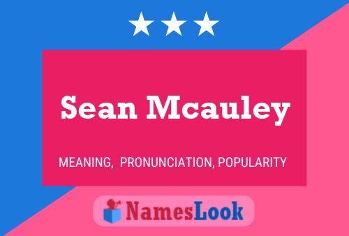 Pôster do nome Sean Mcauley