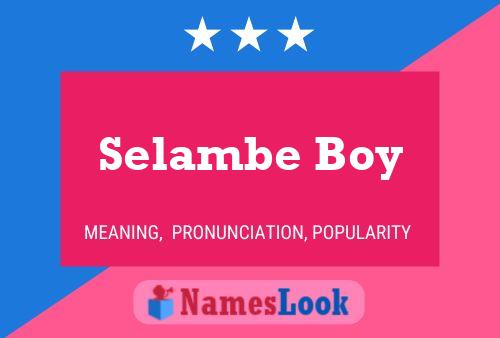 Pôster do nome Selambe Boy