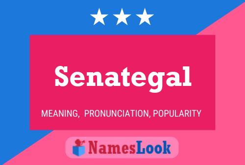 Pôster do nome Senategal