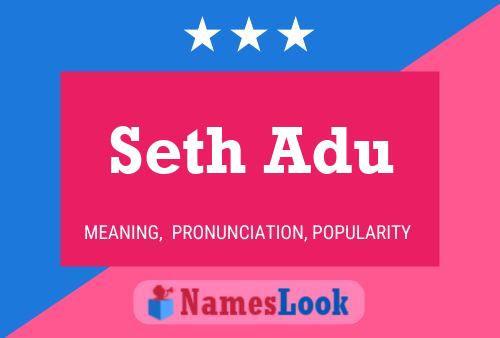 Pôster do nome Seth Adu