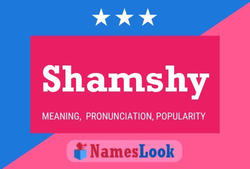 Pôster do nome Shamshy