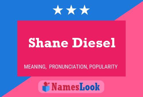 Pôster do nome Shane Diesel