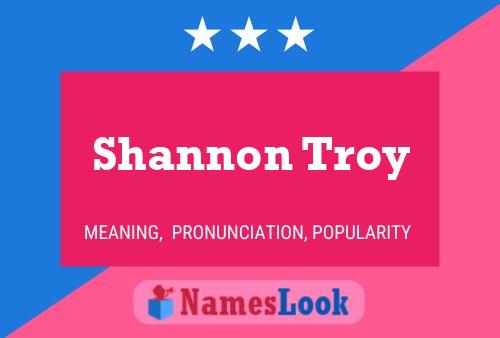 Pôster do nome Shannon Troy