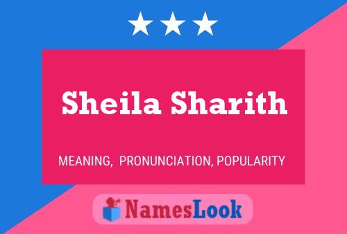 Pôster do nome Sheila Sharith