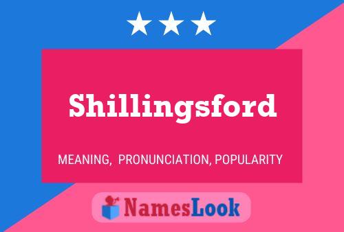 Pôster do nome Shillingsford