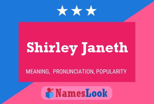 Pôster do nome Shirley Janeth