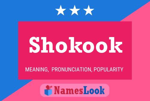 Pôster do nome Shokook