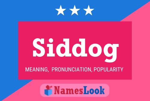 Pôster do nome Siddog