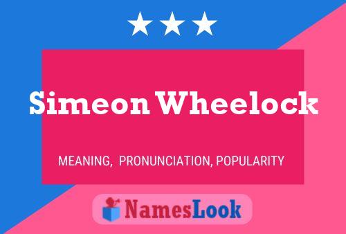 Pôster do nome Simeon Wheelock