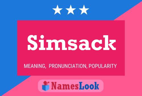 Pôster do nome Simsack