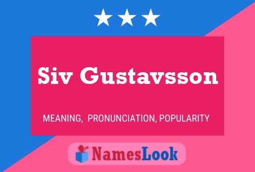 Pôster do nome Siv Gustavsson