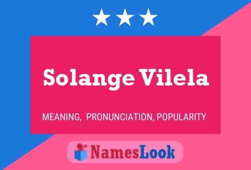 Pôster do nome Solange Vilela