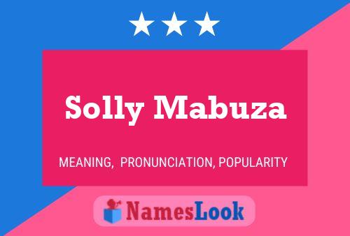 Pôster do nome Solly Mabuza