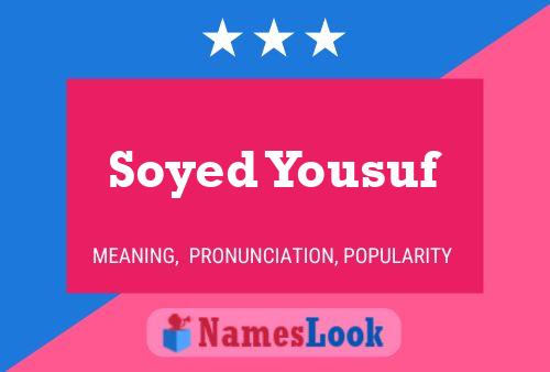 Pôster do nome Soyed Yousuf