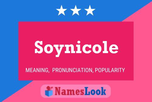 Pôster do nome Soynicole