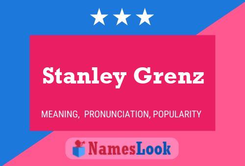 Pôster do nome Stanley Grenz