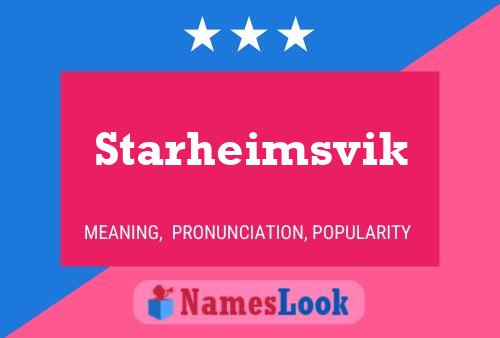 Pôster do nome Starheimsvik