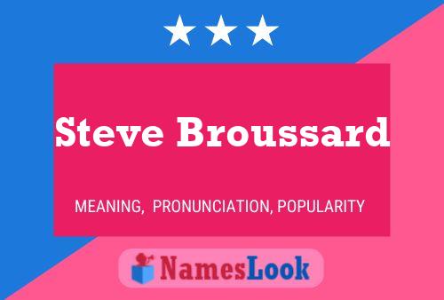 Pôster do nome Steve Broussard