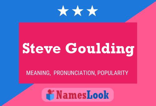 Pôster do nome Steve Goulding