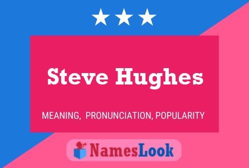 Pôster do nome Steve Hughes