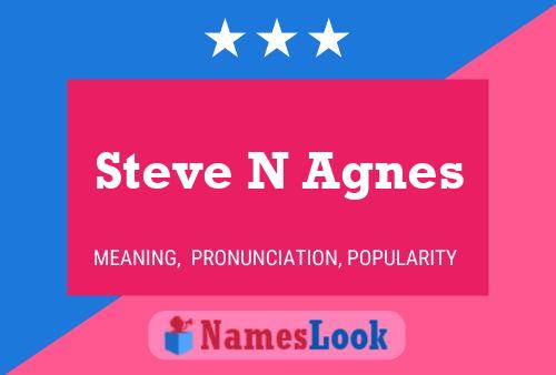 Pôster do nome Steve N Agnes