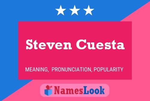 Pôster do nome Steven Cuesta