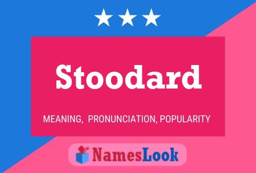 Pôster do nome Stoodard