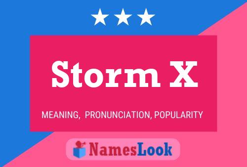 Pôster do nome Storm X