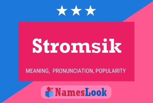 Pôster do nome Stromsik