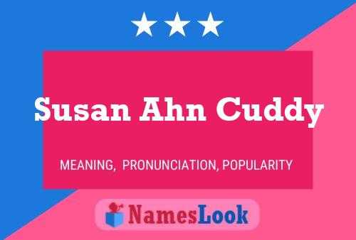 Pôster do nome Susan Ahn Cuddy