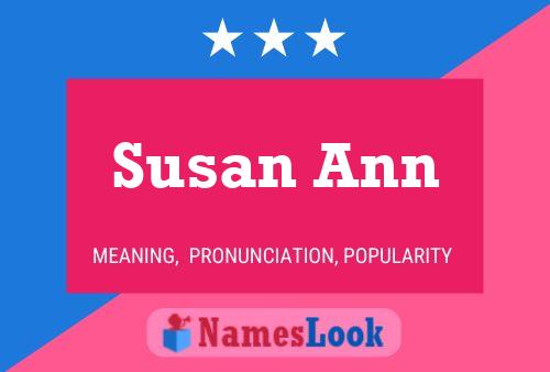 Pôster do nome Susan Ann