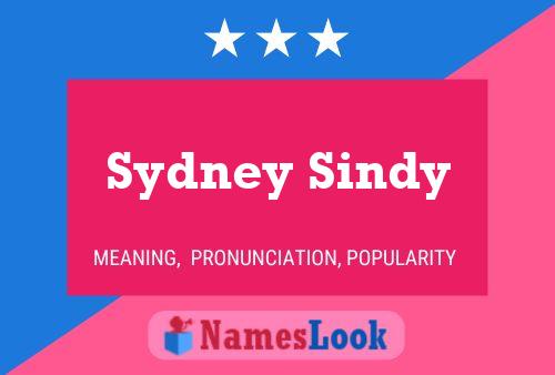 Pôster do nome Sydney Sindy