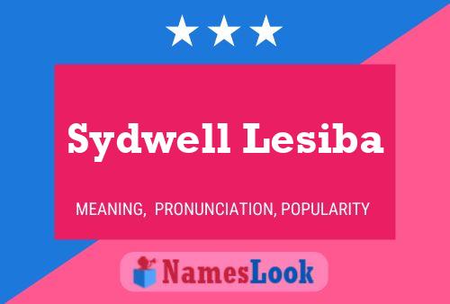 Pôster do nome Sydwell Lesiba