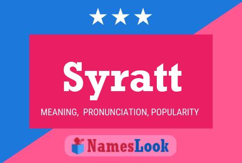 Pôster do nome Syratt