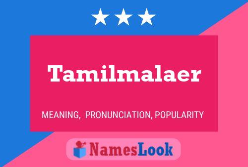 Pôster do nome Tamilmalaer