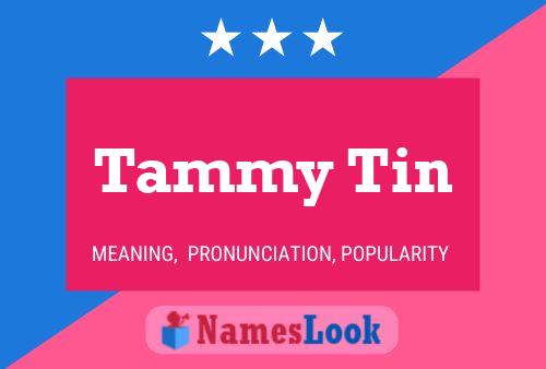 Pôster do nome Tammy Tin