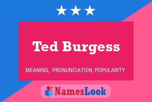 Pôster do nome Ted Burgess