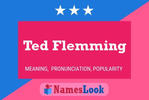 Pôster do nome Ted Flemming