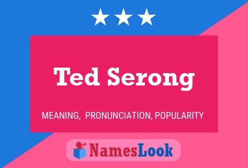 Pôster do nome Ted Serong