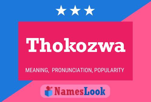 Pôster do nome Thokozwa