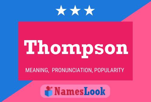 Pôster do nome Thompson