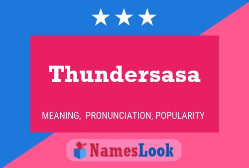 Pôster do nome Thundersasa