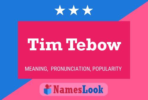 Pôster do nome Tim Tebow