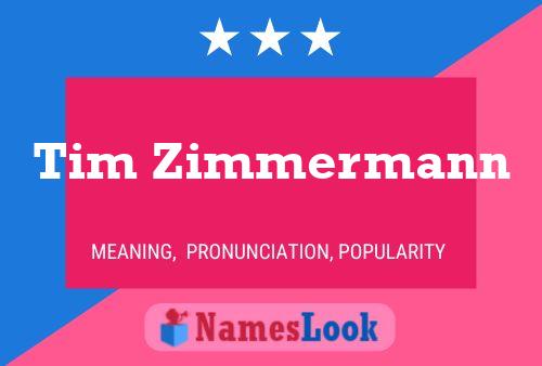 Pôster do nome Tim Zimmermann