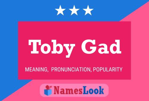 Pôster do nome Toby Gad