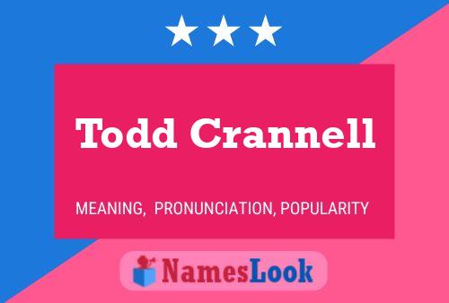 Pôster do nome Todd Crannell