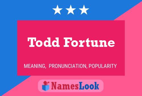 Pôster do nome Todd Fortune