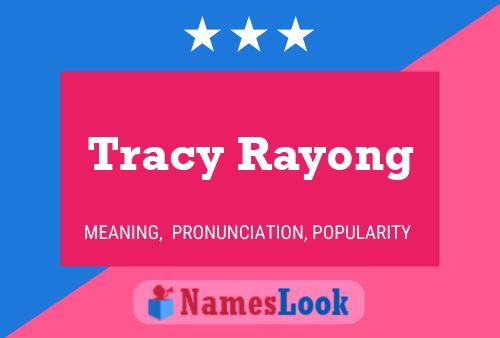 Pôster do nome Tracy Rayong