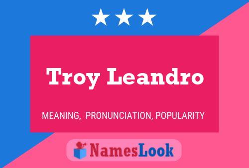 Pôster do nome Troy Leandro