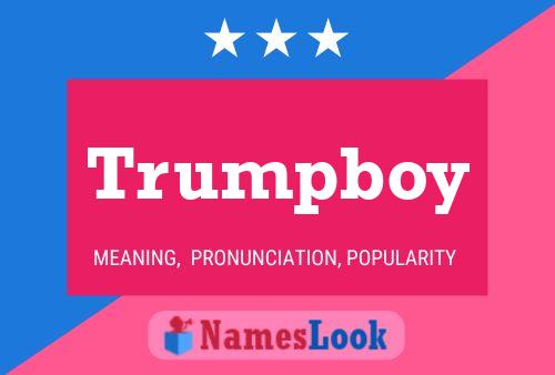 Pôster do nome Trumpboy